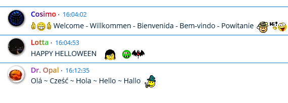 Colorful Nicknames – Chattergallery Chat
