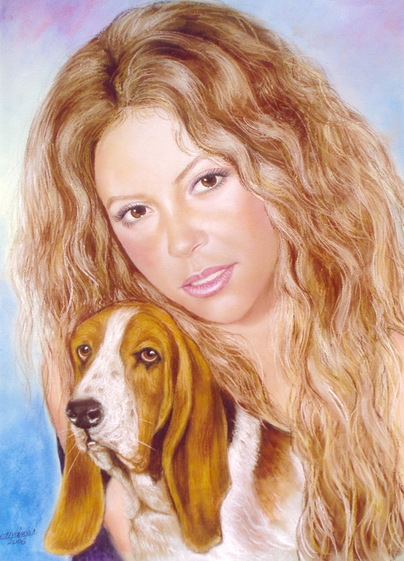 1_Shakira_Portrait_mit_Pastelkreide_artisti-konstantini.eu