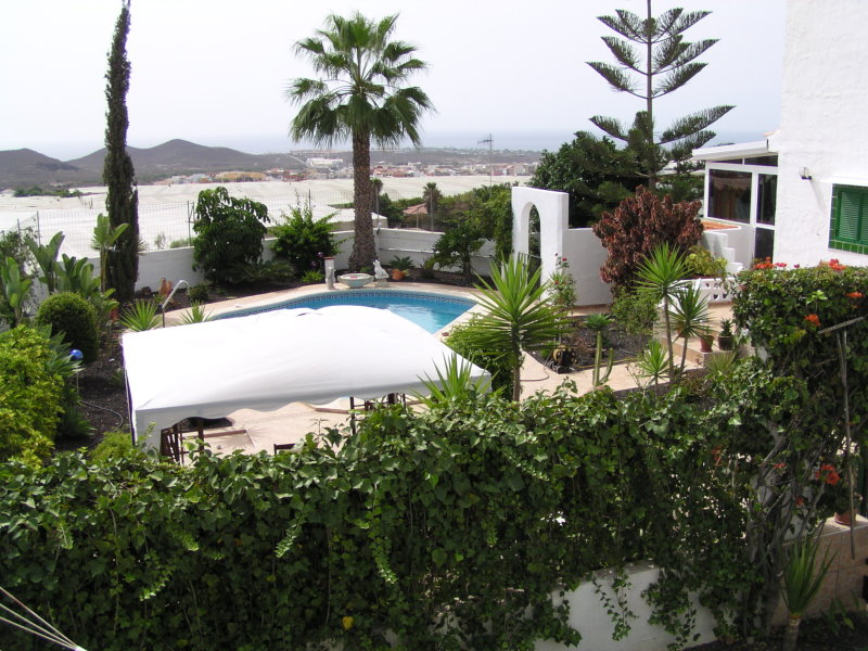 Schöner Blick auf Park und Küste - Teneriffa