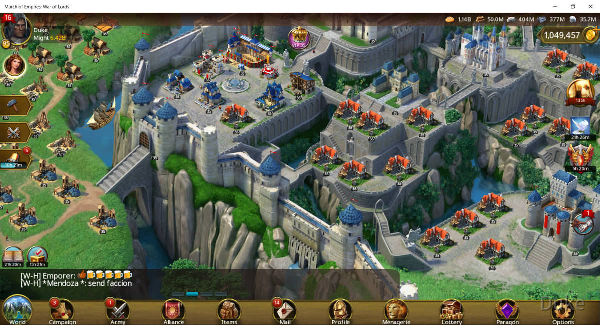Castle of Duke-2 - Alliance W-H - March Of Empires - War Of Lords