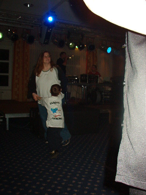 Kevin und ich beim Tanzen