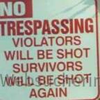 Trespassing-Violators